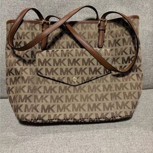 Michael Kors Tan Logo Tote Bag